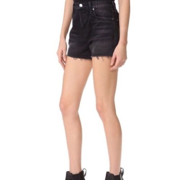 NWT J Brand Black High Waist Jeans Shorts - Picture 3 of 10
